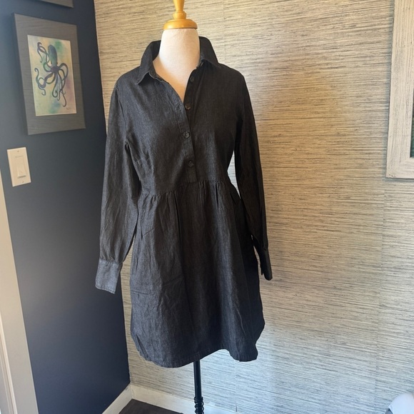 Nine West Dresses & Skirts - NINE WEST Women's Griffen Black Denim Dress, NWT! Size small